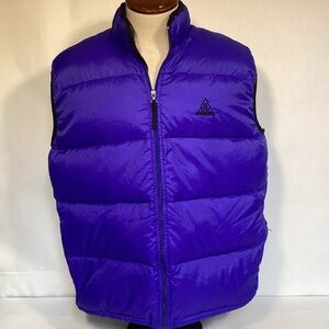 Nike ACG All Conditions Gear Blue Down Puffer Vest Men’s size XL